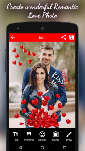 اسکرین شات 5 برنامه Love Cards - Photo Frames