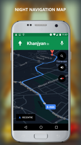 اسکرین شات برنامه GPS Route Finder-Voice Maps 5