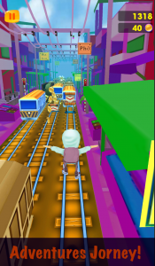 اسکرین شات 1 بازی Run - Train Surfing 3D