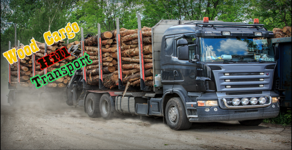 اسکرین شات بازی Pk Wood Cargo Truck Driver 1