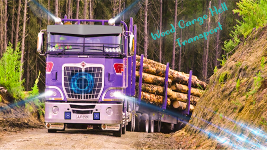 اسکرین شات بازی Pk Wood Cargo Truck Driver 2