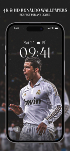 اسکرین شات 2 برنامه Soccer Ronaldo Wallpapers CR7