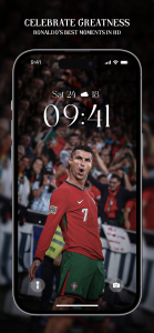اسکرین شات 5 برنامه Soccer Ronaldo Wallpapers CR7