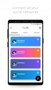 اسکرین شات برنامه Sociallix: Social Media Manage 1