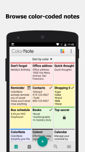 اسکرین شات 7 برنامه ColorNote Notepad Notes