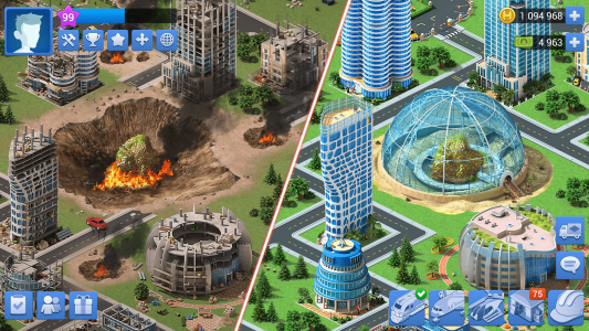 اسکرین شات بازی Megapolis: City Building Sim 2