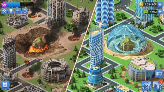 اسکرین شات بازی Megapolis: City Building Sim 2