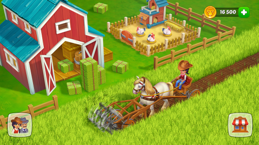 اسکرین شات 1 بازی Wild West: Farm Town Build