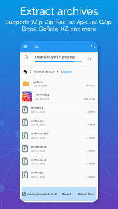 اسکرین شات 4 برنامه 7Z: Zip 7Zip Rar File Manager