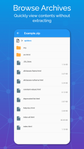اسکرین شات 1 برنامه 7Z: Zip 7Zip Rar File Manager