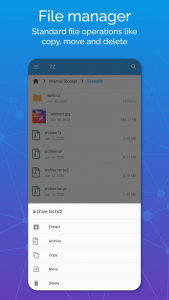 اسکرین شات 6 برنامه 7Z: Zip 7Zip Rar File Manager