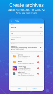 اسکرین شات برنامه 7Z: Zip 7Zip Rar File Manager 3