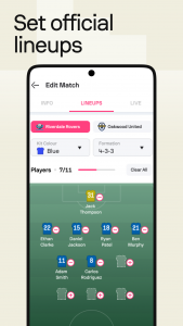 اسکرین شات برنامه Sofascore Editor: League Maker 5