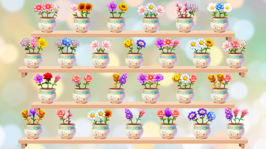 اسکرین شات 7 بازی Blossom Bliss: Sort&Design