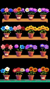 اسکرین شات 2 بازی Blossom Bliss: Sort&Design