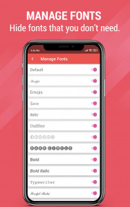 اسکرین شات برنامه Aa Fonts: Fancy Font Keyboard 4