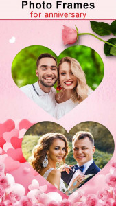 اسکرین شات برنامه Love photo Frames Photo Editor 7