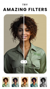 اسکرین شات 4 برنامه Snaptune AI Photo Editor