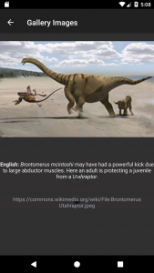اسکرین شات 6 برنامه Dinosaurs: Encyclopedia