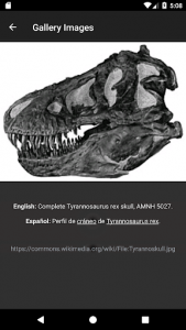 اسکرین شات برنامه Dinosaurs: Encyclopedia.Description,Photo,Offline 4