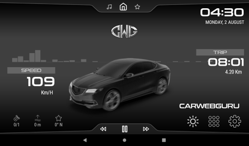 اسکرین شات برنامه CarWebGuru Car Launcher 6