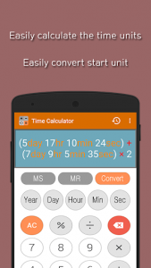 اسکرین شات برنامه Time Calculator 2