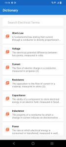 اسکرین شات 7 برنامه Electrical Engineering