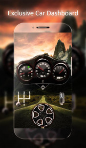 اسکرین شات برنامه Car Dashboard Live Wallpaper 1
