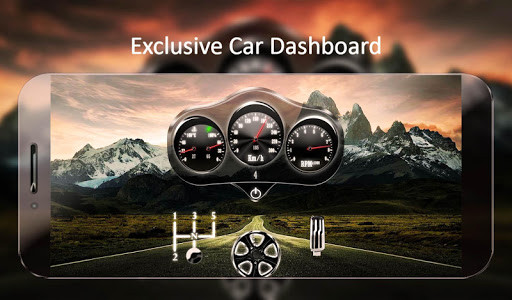 اسکرین شات برنامه Car Dashboard Live Wallpaper 7