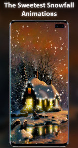 اسکرین شات برنامه Snow Live Wallpaper 1