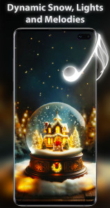 اسکرین شات برنامه Snow Live Wallpaper 2