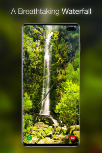 اسکرین شات 1 برنامه Waterfall Live Wallpaper