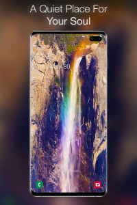 اسکرین شات 2 برنامه Waterfall Live Wallpaper