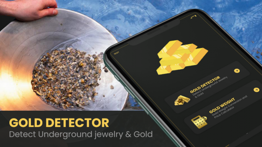 اسکرین شات برنامه Gold detector: Gold finder app 1