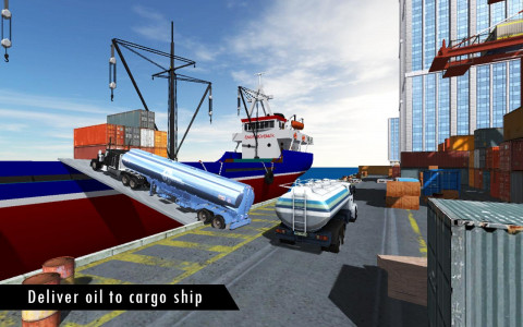 اسکرین شات بازی Oil Tanker Fuel Transporter 3D 4