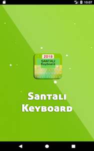 اسکرین شات برنامه Santali Keyboard 2018 1