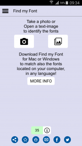 اسکرین شات 2 برنامه Find my Font