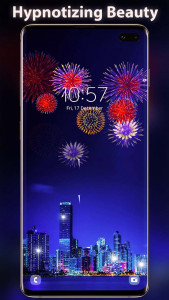 اسکرین شات برنامه Fireworks Live Wallpaper 3