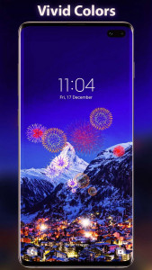 اسکرین شات برنامه Fireworks Live Wallpaper 4