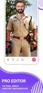 اسکرین شات برنامه Police Photo Suit Editor 7