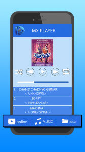 اسکرین شات برنامه MX Music Plus Video Player 3