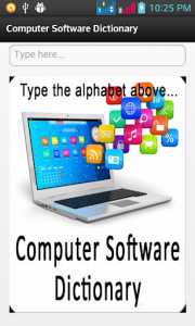 اسکرین شات برنامه Computer Software Dictionary 1