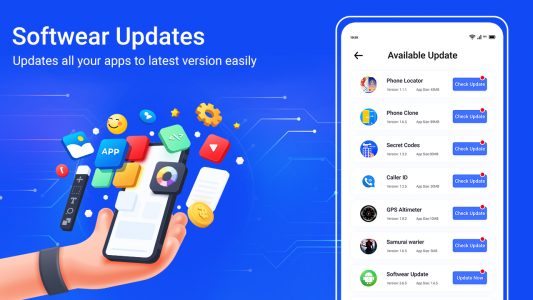 اسکرین شات 1 برنامه Update Software App: Updates