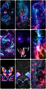 اسکرین شات 6 برنامه Black Art aesthetic Wallpaper