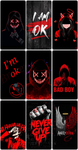 اسکرین شات 7 برنامه Black Art aesthetic Wallpaper