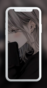 اسکرین شات 6 برنامه Black Aesthetic Wallpapers