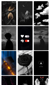 اسکرین شات 4 برنامه Black Wallpaper HD background