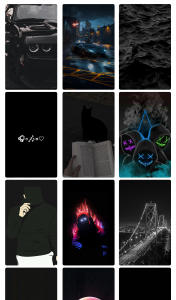اسکرین شات 5 برنامه Black Wallpaper HD background