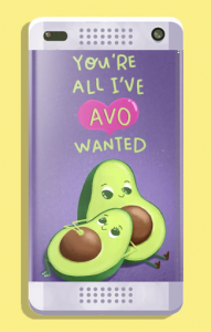 اسکرین شات برنامه Cute Avocado Wallpapers 1
