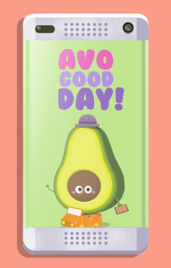 اسکرین شات برنامه Cute Avocado Wallpapers 2
